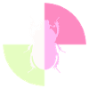 Duo Weiß Pastellrosa