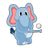 Elefant Baseball Sport