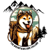 Shiba in the mountains