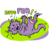 Have Fun! Funny cat motif