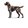 Geometric Art German Wirehaired Pointer