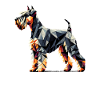 Geometric Art Giant Schnauzer Schnauzers