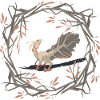 Raptor nageur