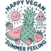 Happy vegan summer feeling