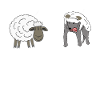 Sheep with Dog