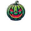 Happy Summerween Summer Halloween Watermelon