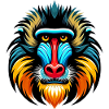 Singe mandrill