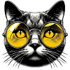 Puss with Glasses