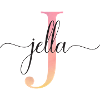 J | Monogramme | Nom | Jella |Aquarelle