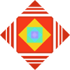 Play of colours and patterns