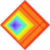 Geometric plays of colours and patterns