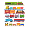 Trains Railway Locomotive Kids Pajama Train