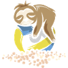 Volleyball Sloth Beach Volleyball Beach Summer