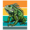 Iguana Retro Design