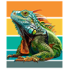 Iguana Retro Design