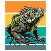 Retro Iguana