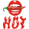Eating chili pepper