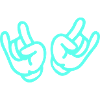 rock hands