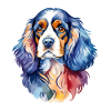 American Cocker Spaniel Watercolors
