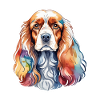 Cocker américain Épagneul Aquarelles