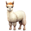 niedliches Lamaklasse Design Klassentier Lama