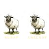 Schaf - Unschaf I Witzige Illustration