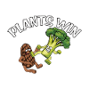 Plants Win fun vegan motif