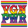 VGN PWR Rainbow Motif Vegan