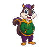 Chipmunk Funny Kawaii Cartoon Character Clipart