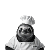 Slow Food - Funny Sloth