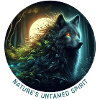 Der Wolf im Nachtwald