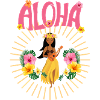 Aloha - Hawai - Pazifik - Urlaub - Blumenmädchen