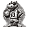 Ghetto Basketball Hippo