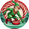 Weihnachtself Curling