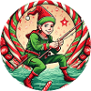 Christmas Elf Fishing