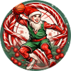 Basket-ball elfe de Noël