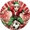 Christmas Elf Football Football