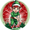Christmas Elf Golf
