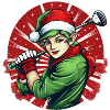 Christmas Elf Golf