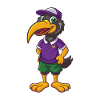 Ibis Funny Kawaii Cartoon Character Clipart