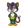 Gepard Lustige Kawaii Cartoon Figur Clipart
