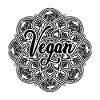 Vegan Mandala Artwork