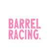 Rodeo Barrel Racing Pferd