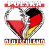 POLSKA GERMANY HEART