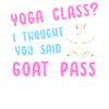 Yoga-Kurs oder Ziegenpass