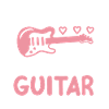 Gitarre Gitarristin