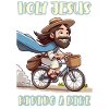 Saint Jésus à vélo