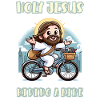 Saint Jésus à vélo