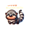 raccoon bear girl