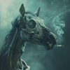 Surreal Horse Smoking